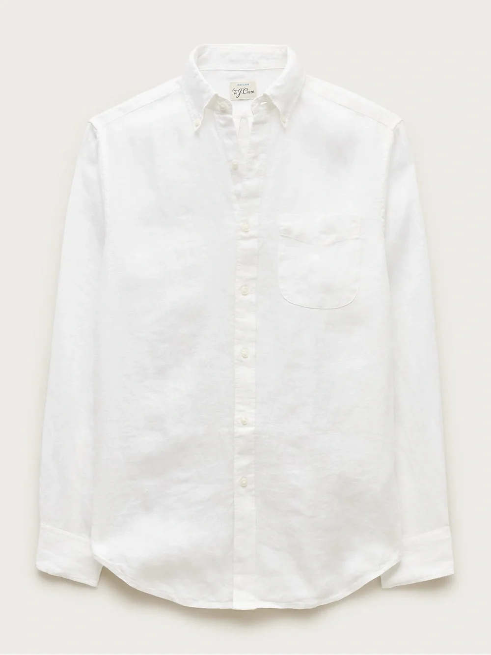 J. Crew Slim Baird McNutt Irish linen shirt in White Size XL NWD $118 BE558
